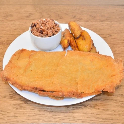 Breaded Chicken Steak - Crispy breaded chicken steak.