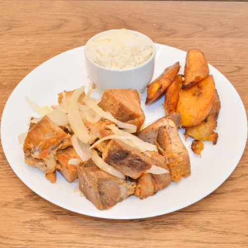 Fried Pork Chunks - Crispy and tender fried pork chunks.