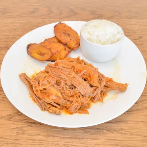 Shredded Beef - Traditional Cuban shredded beef in tomato sauce.