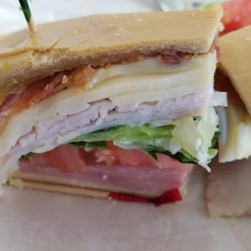 Turkey Sandwich - Fresh turkey sandwich.